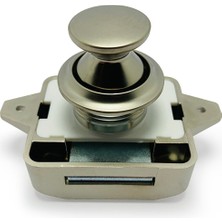 Özbience 10 Adet Mat Nikel Tekne Dolap Çekmece Kilidi 26MM Güçlü ve Dayanıklı