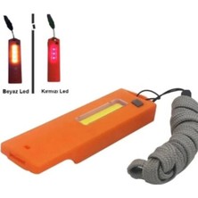 Özbience Taşınabilir LED Işıklı Acil Durum Aydınlatmalı Hayatta Kalma Düdüğü 3 Mod