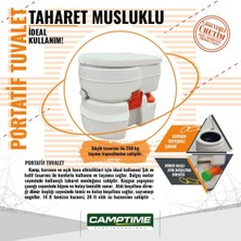 Özbience Taşınabilir Tuvalet, Kompakt ve Kullanışlı, Seyahat ve Açık Havalara Uygun