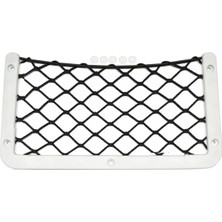 Özbience Beyaz Plastik Fileli Ceplik, Tekne ve Karavan Eşyası Için, 15X30CM