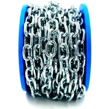 Özbience 8mm Galvaniz Zincir Makaralı Düz, 5 Metre, Dayanıklı ve Şık Kullanım