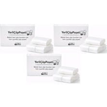 Mandaş Tommee Tippee Twist & Click Çöp Poşeti Tam Uyumlu Yerli (3 Lü Yedek Set) Kovasız (3 Lü Set)