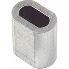 Özbience 3mm Alüminyum ve Çelik Halat Yüzüğü, 5 Adet Set