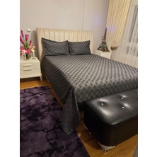 D'niss Home Ponpon Desenli 3 Parça Çift Kişilik Yatak Örtüsü