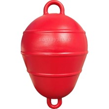 Özbience Kırmızı Tonoz Şamandırası, 25CM Çap, 30CM Uzunluk, 8kg Kaldırma Güç