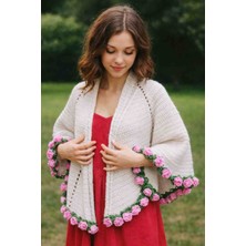 Megahan Buket Şal Battaniye Pembe Sevgililer Günü