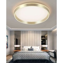 Eng Aydınlatma 2401 LED Plafonyer-Beyaz-Krom Metal