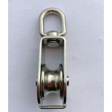 Özbience 50MM Paslanmaz Krom Tekli Makara - Dayanıklı ve Güçlü Tasarım