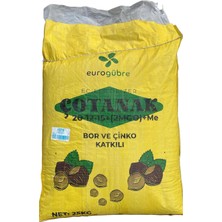 Çotanak 20-12-15+(Mgo)+Me Bor ve Çinko Katkılı Taban Gübresi 25KG