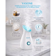 Yasomi NV8318 Aromaterapi 3ü1 Arada Havlu Isıtıcı Cilt Nemlendirici ve Yüz Buharı Cihazı