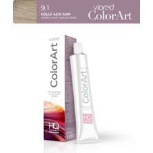 Viored ColorArt Tüp Boya 60 ml 9.1 Küllü Açık Sarı