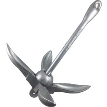 Özbience Açılır Kapanır Galvaniz Tekne Çapası, 8kg, Dayanıklı ve Pratik Kullanım