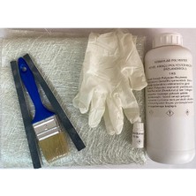 Özbience Fiber Polyester Reçine Tekne Tamir Seti 2 kg - Güçlü ve Dayanıklı Tamir Kiti