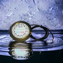 Özbience Su Altı LED Aydınlatma 12-24V 22W Mavi 2500 Lümen Güncelleştirilmiş