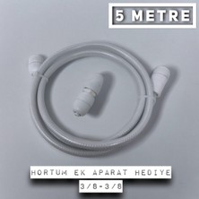 Özbience Uzunluk 5 Mt, 1/2-1/2 ve 3/8-3/8 Uyumlu Duş Hortumu Seti