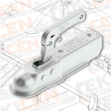 Özbience 750 kg Dörtköşe Römork ve Karavan Kaplin Bağlantı