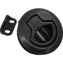 Özbience Siyah Plastik Gömme Kulp, Tekne ve Karavan Için Şık Tasarım