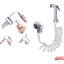 Özbience Spiral Taharet Matik Hortum ve Başlık Seti, 200 Cm, Pratik Kullanım