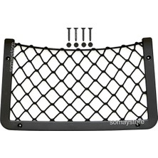Özbience Büyük Boy Siyah Tekne ve Karavan Eşya Taşıyıcı Cepli 35X20 cm