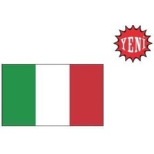 Özbience Italya Bayrağı 30X45, Renkli ve Şık Dekoratif Çerçeve