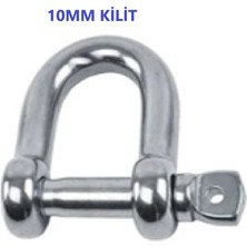 Özbience Sağlam 10MM Güvenlik Zincir Kilidi, Dayanıklı ve Pratik Kullanım