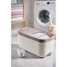 PremiumPort 12 Litre Kayar Kapaklı Ölçekli Saklama Kabı, Pratik ve Şık Tasarım