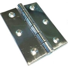 Özbience Paslanmaz Krom Menteşe, 8 Cm, 6x8 Cm, Dayanıklı ve Şık Tasarım