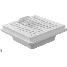 Özbience 30X30 Maxi Koku Kesicili Izgaralı Güvenli Yer Süzgeci