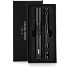 Cigarloong Puro Delici Iğne ve Çakmak Seti Siyah