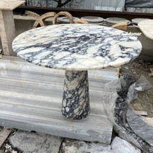 Adomar Marble Menekşe Yemek Masası