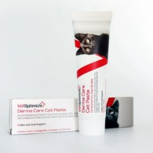 Vetoptimize Derma Care Cat Pasta 100 gr | Kedi Tüy Dökülmesini Önleyen, Parlaklık Veren Biotin & Çinko Macunu