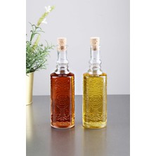 Marsilyan Dekor Yağdanlık  Sirkelik Şişe 2li Set (72)
