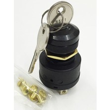 Özbience 4 Pozisyonlu Marin Kontak Anahtarı, 7 Terminal, On-Off ve Ateşleme Fonksiyonu