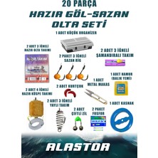 Alastor 20 Parça Hazır Set Olta Malzemeleri Olta Seti Balıkçılık Malzemeleri Göl-Sazan Olta Seti