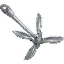 Özbience Açılır Kapanır 6 kg Galvaniz Tekne Çapası, Şemsiye Çapa