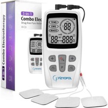 PremiumPort Tens Ems Masaj Cihazı ve Kablolu Yedek Elektrod 8'li Set