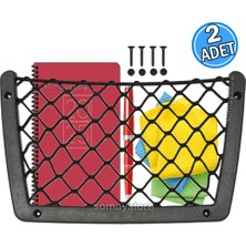 Özbience Eşya Taşıyıcı Cep Fileleri, 30X19 Cm, 2'li Set, Yenilenen Tasarım
