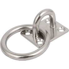 Özbience Paslanmaz Mapa, 5mm, Halkalı Kare, 4 Delikli, Dayanıklı ve Güçlü Tasarım