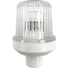 Özbience Tekne Boru Başlı Direk Feneri 19MM 12V Halojen Ampul Beyaz