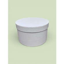 Hediyelik Silindir Kutu- Beyaz