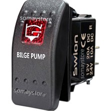 Özbience Kırmızı Marin Anahtar Sintine Pompası 12/24V Swion Switch