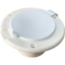 Özbience Pratik Tekne ve Karavan Duş Yuvası, Plastik Kapaklı 58X54X93MM