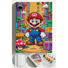 Corvo Sayılarla Boyama Seti Numaralı Tuval Fırça Boya 40X50 cm - Tesisatçı