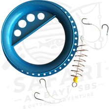 Yaylı Kasnak El Oltası - Boncuklu Yaylı Kasnak - 4 Iğneli Hazır Takım