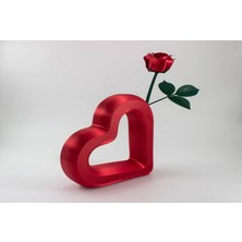 Bumerang3D Dekoratif Kalp Vazo