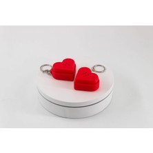 Bumerang3D Kişiye Özel Harfli Kalp Clicker Anahtarlık