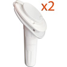 Özbience Tekne Gömme Kamış Yuvası Ø40MM, Seti (2 Adet) Dayanıklı ve Pratik Kullanım