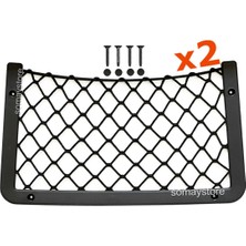 Özbience Sağlam ve Şık Tekne Eşya Taşıyıcı Ceplik Seti, 345X200 Mm, 2 Adet