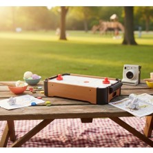 Hediye Bahçesi Ahşap Masaüstü Air Hokey Oyunu