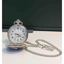 Gong Saat Atatürk Resimli ve Imzalı Köstekli Saat